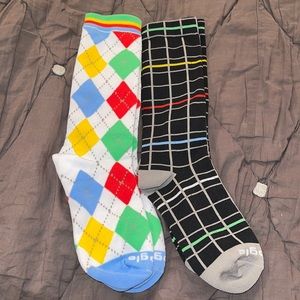 2 pairs of NWOT Google Socks.